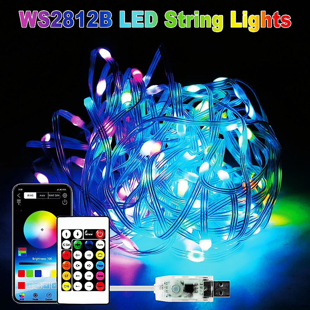 USB LED Smart app RGBIC Fairy  - Smart Led Garden ulasan dan harga