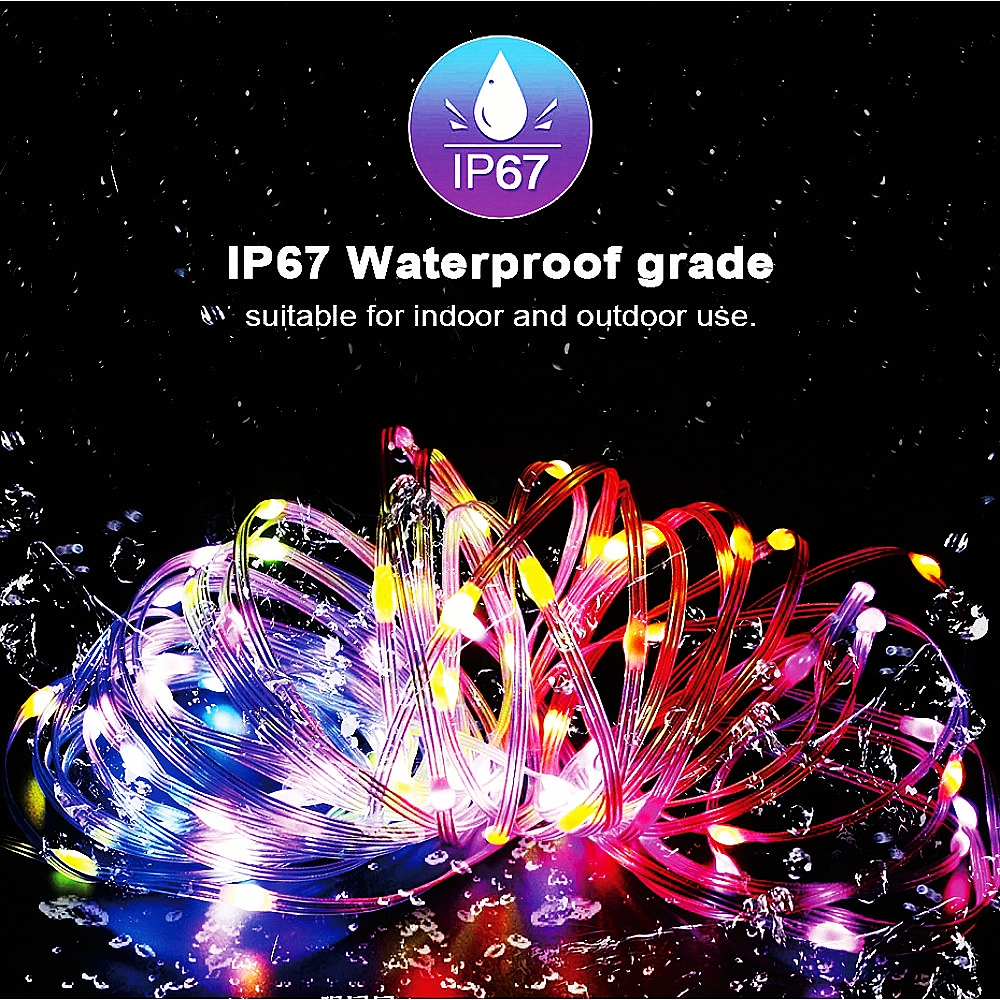 USB LED Smart app RGBIC Fairy  - Smart Led Garden ulasan dan harga