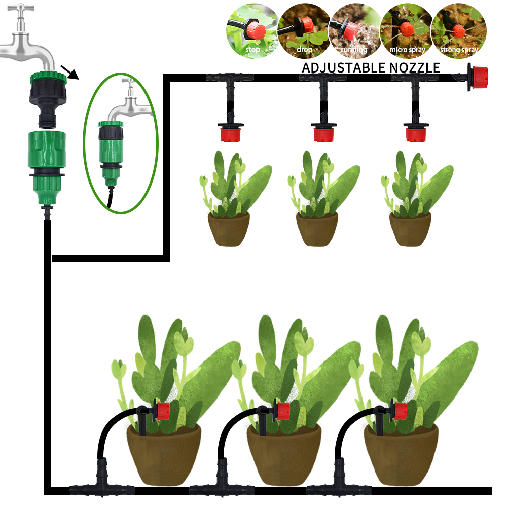 Micro Drip Irrigation System P - Smart Garden Sprinkler System ulasan dan harga